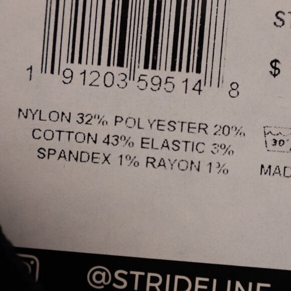 STRIDELINE Khalil Mack Chicago Bears Player Crew Socks Men's Size M/L (8-12) NWT - Picture 5 of 5